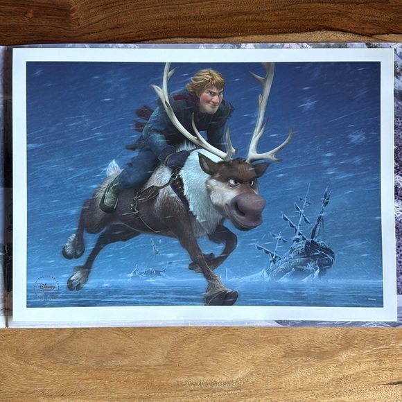 Disney Store Exclusive Commemorative Frozen Lithograph Set - Picture 5 of 6